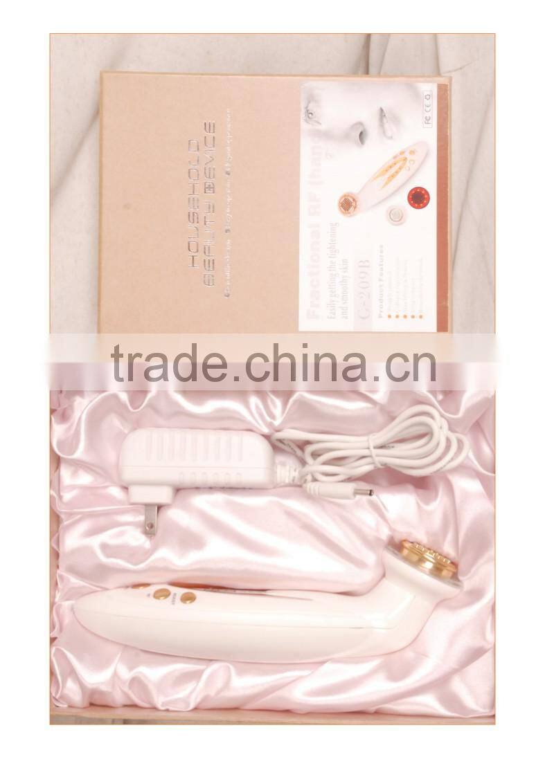 Personal care portable RF device with LED home use tripollar rf machine