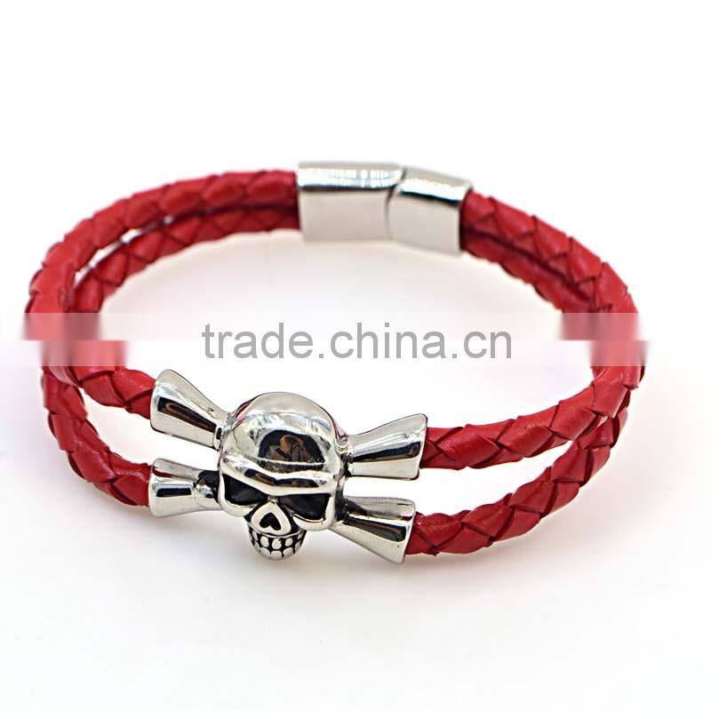 guangzhou wholesale market leather jewelry bracelet men