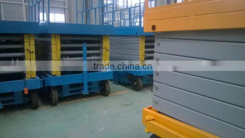 portable hydraulic lift platform scissor mobile elevating platform