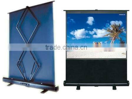 High gain high quality floor up portable screen 60-100''