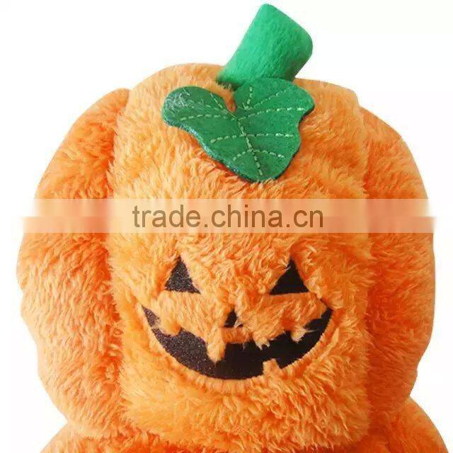 Fall/Winter Clip PP Cotton Layer Knit Cotton Arctic Velvet Stereo Playful Pumpkin Dog Clothes Pet Apparels
