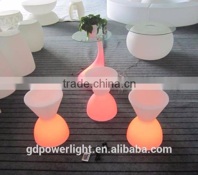 New PE plastic Stool with LED light & remote control YXF-3042
