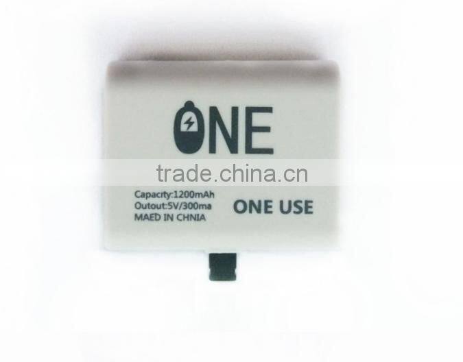 New product - one time use power bank 1000mAh for emergency situation