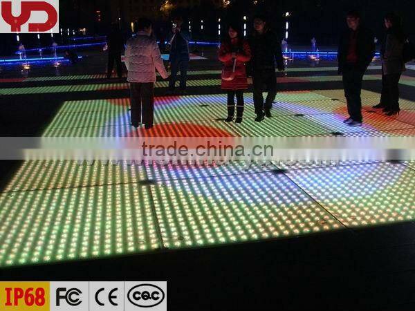 Weatherproof square ground led ceiling light