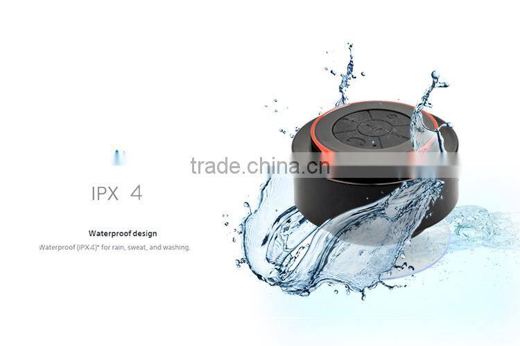 Bluetooth Shower Speaker SpeakStick With Lifetime Guarantee Rechargeable Waterproof and Portable With Mini USB Connection
