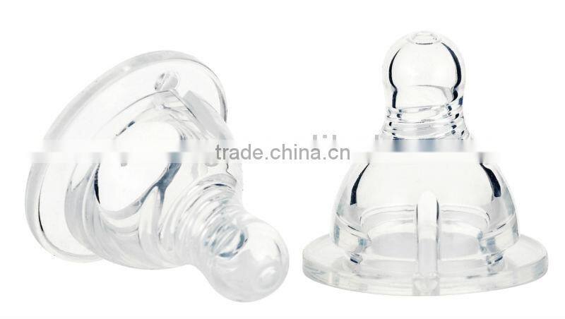2014 New Silicone Bottle Nipple Teat, Factory Direct Verie Flow Baby Nipple Soft