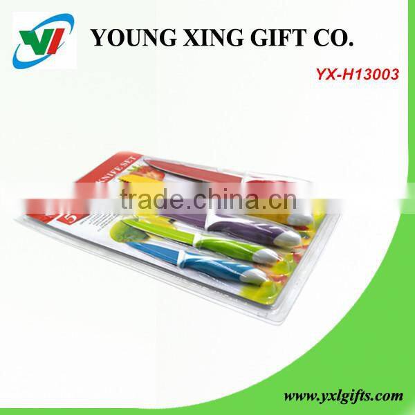 Hot selling 5pcs Kitchen Knife Sets With PP handle