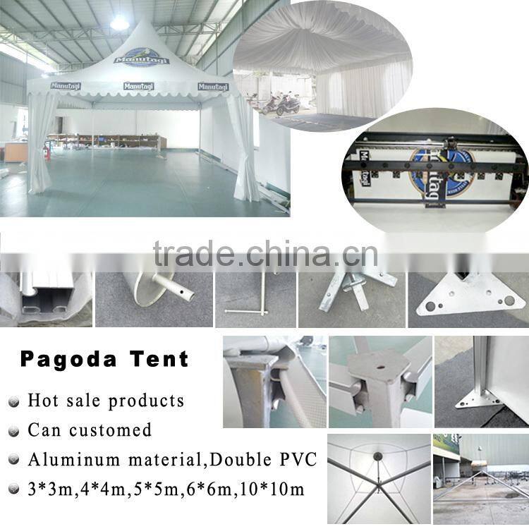 Hard Pressed Extruded Aluminum Alloy canvas tent,pagoda tent, pop tent