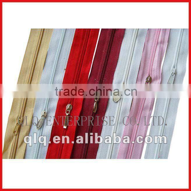 Nylon Finished Zippers Wholesale