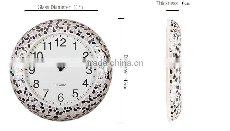 Home Decor Quartz Analog Type Porcelain Antique Cloisonne Clocks