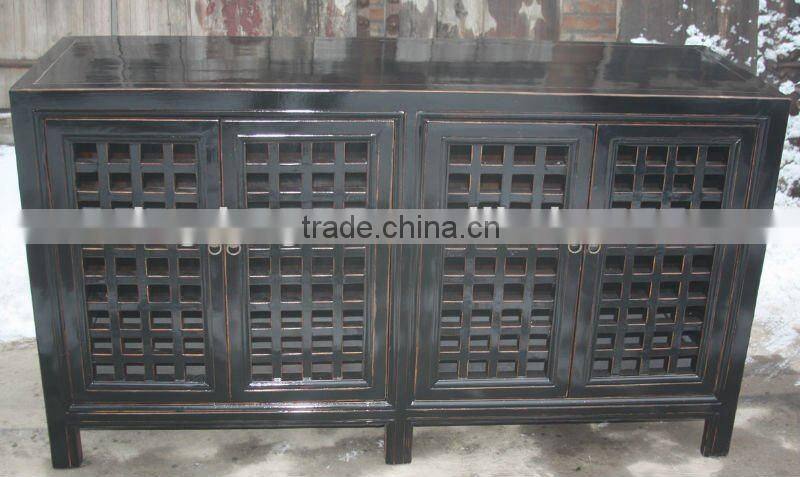 chinese antique four door kitchen cabinet