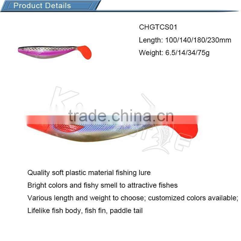 CHGTCS01 jerk bait soft fishing lure shad swim bait