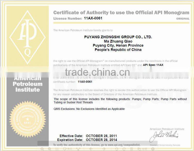 API 11B Downhole Oil Drilling Equipment 5/8"Sucker Rod with Competitive Price