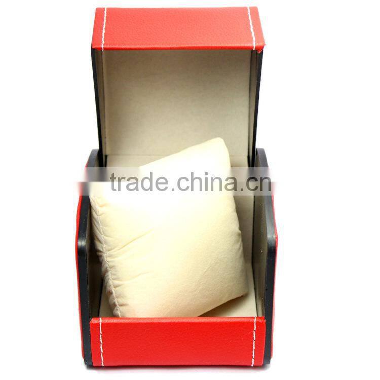 PU Leather Covering Plastic Gift Box for Watch