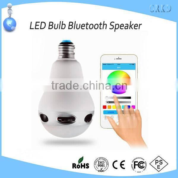 2015 Christmas Gift Led Bulb Bluetooth Speaker