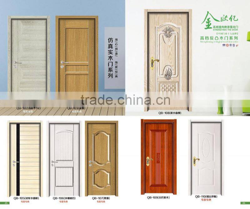 Luxurious design melamine board interior room door