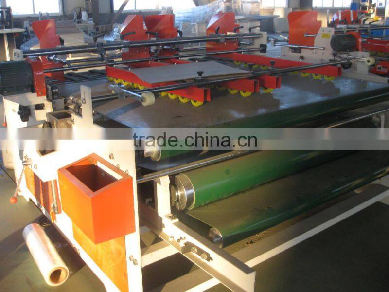 corrugated box folder gluer machine ,high quality carton box folding gluing machinery