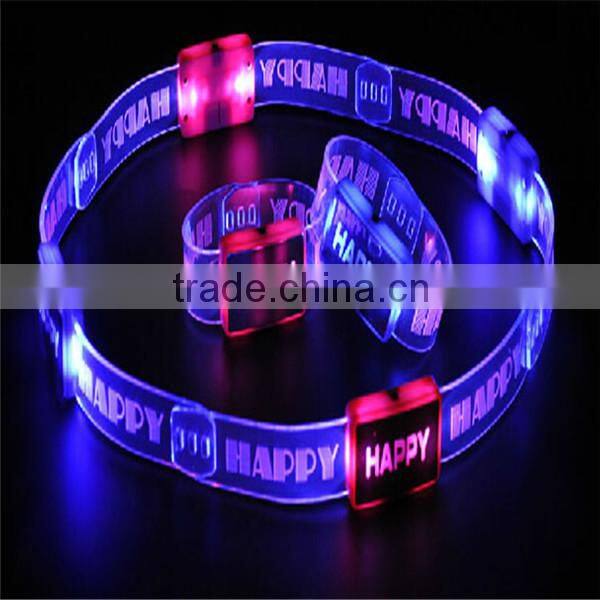changing led bracelet color led bracelet lighted led wristband
