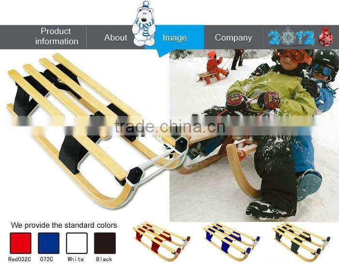 2016 new style promotion wood sled manufacturer
