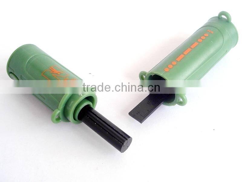 10 in 1 function emergency survival kit fire starter with led lamp compass