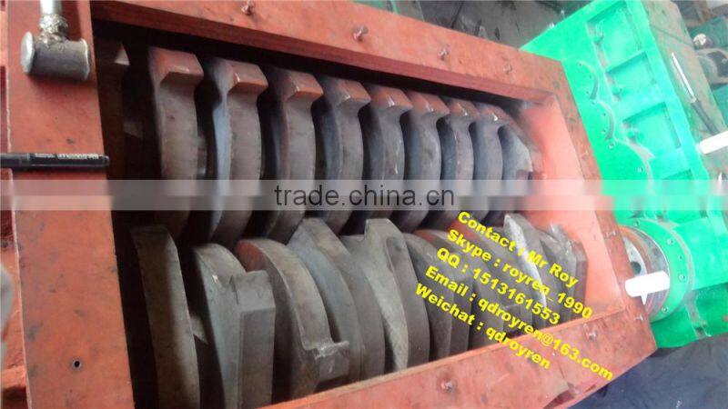 Waste Used tire cutting machine rubber tire cutting machine