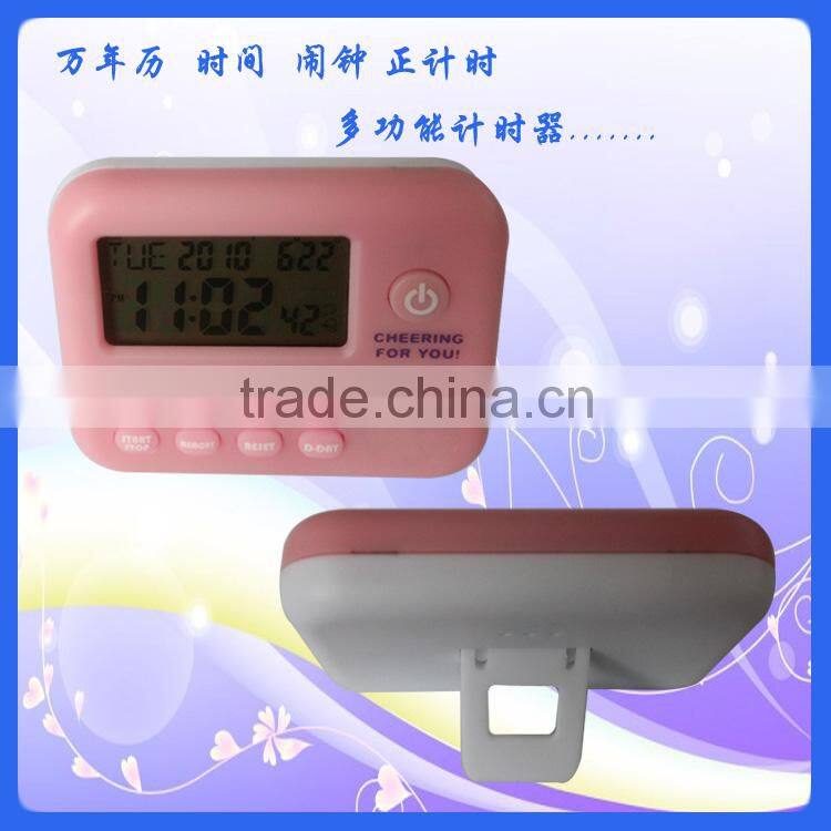 Large LED backlight programmable digital electronic timer