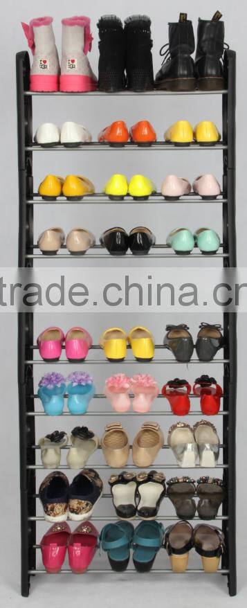 Wholesale folding portable wooden shoe rack for bedroom