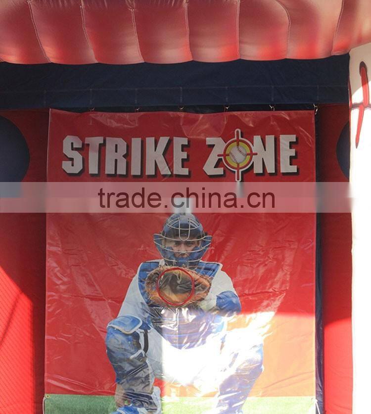 baseball inflatables speed pitch,fast air pitch,inflatable baseball sport games