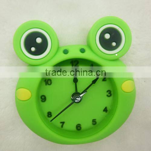 2014 China manufacturer vintage alarm clock,give away silicon table clock,gifts silicon alarm clock