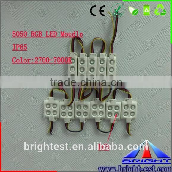 Red 4pcs SMD5630 Injection Waterproof Led Module (CE&RoHS Compliant)