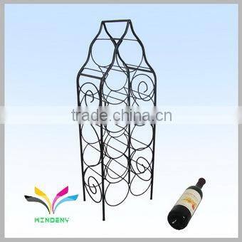 Good quality metal 2 tire bottle floor standing wine rack