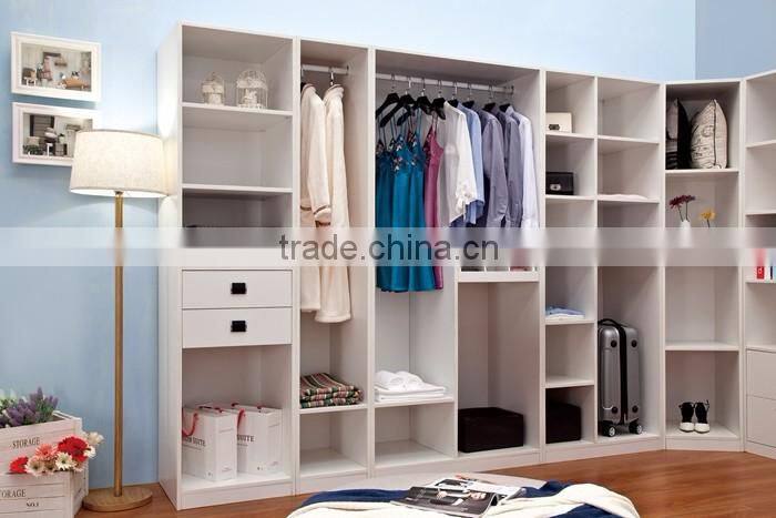 Wooden Almirah Designs Wardrobe With Mirror With Hanging Clothes Bedroom Furniture