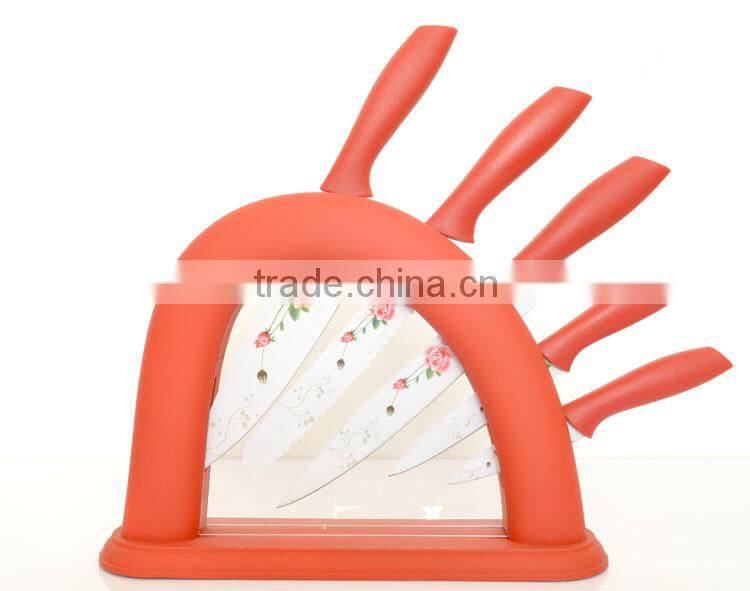 Super quality 4.5" mini utility knife with black handle