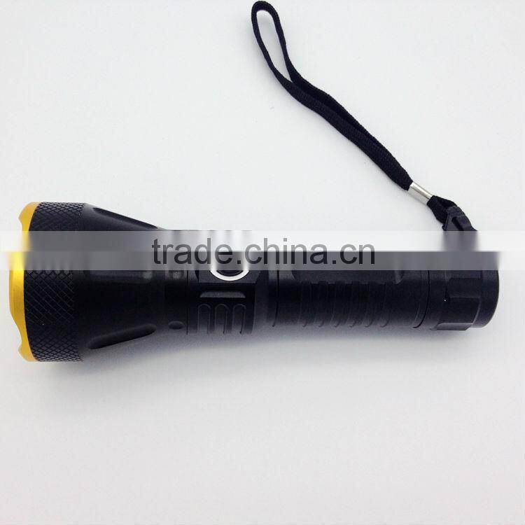 POPPAS F38 T6 10w led reflector rechargeable searhing led flashlight