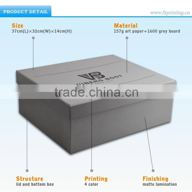 Guangzhou Custom Printed Cardboard Shoe Box Manufacturers