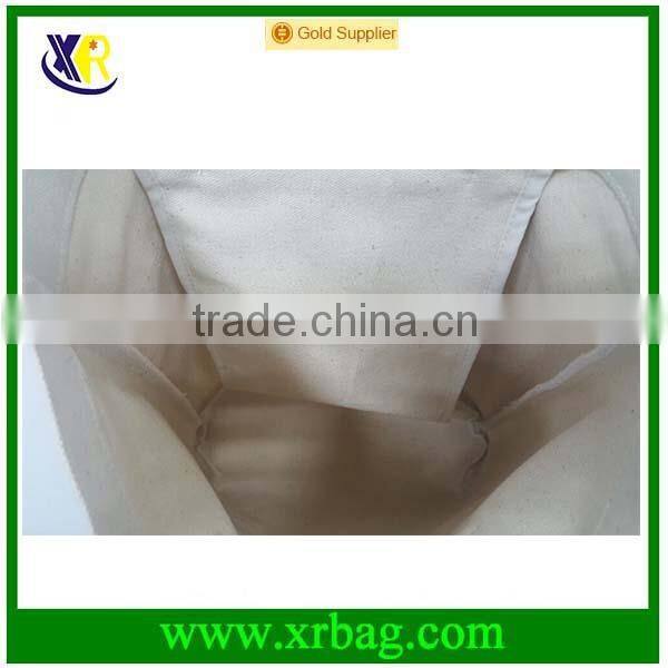 fashion foldable cotton canvas tote bag for shopping