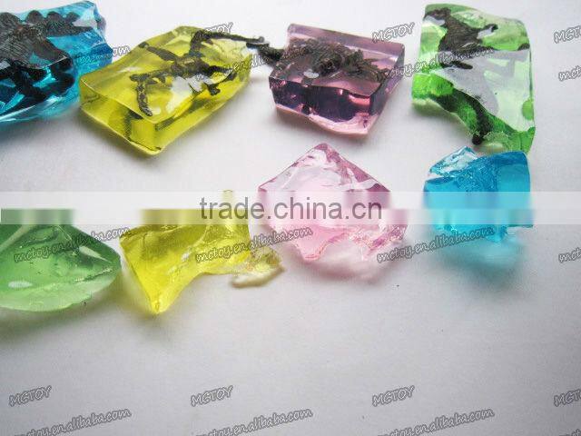 Factory supplier wholesale slime Crystal fossil dinosaur putty crystal gift crystal toy