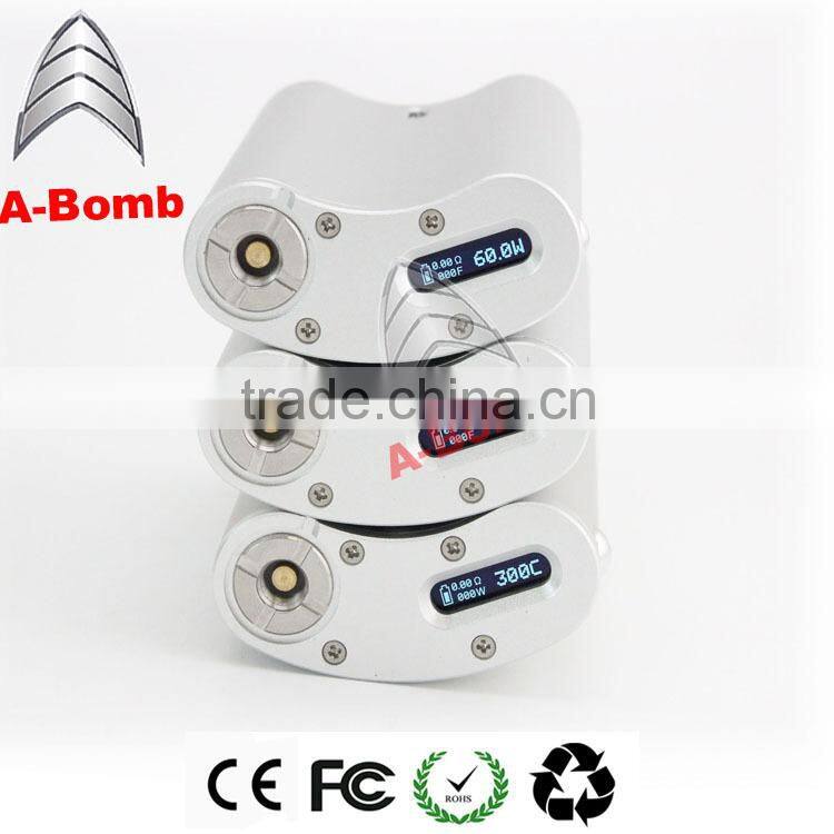 2015 Hot Sale A-Bomb temperature control vaporflask dna 40 mod/vaporflask v3 40w