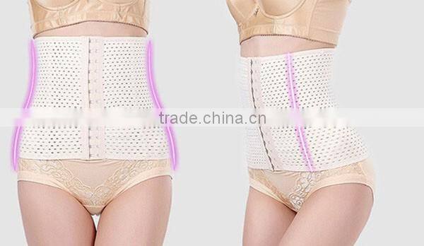Factory supplier latex waist cincher/steel boned corset/corset waist trainers