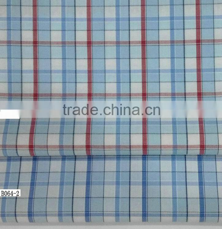 100%cotton yarn dyed check for men's and lady's shirt with ready bulk