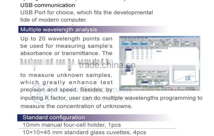 SP-2102UVPC fluorescence spectrophotometer/UV-VIS spectrophotometer