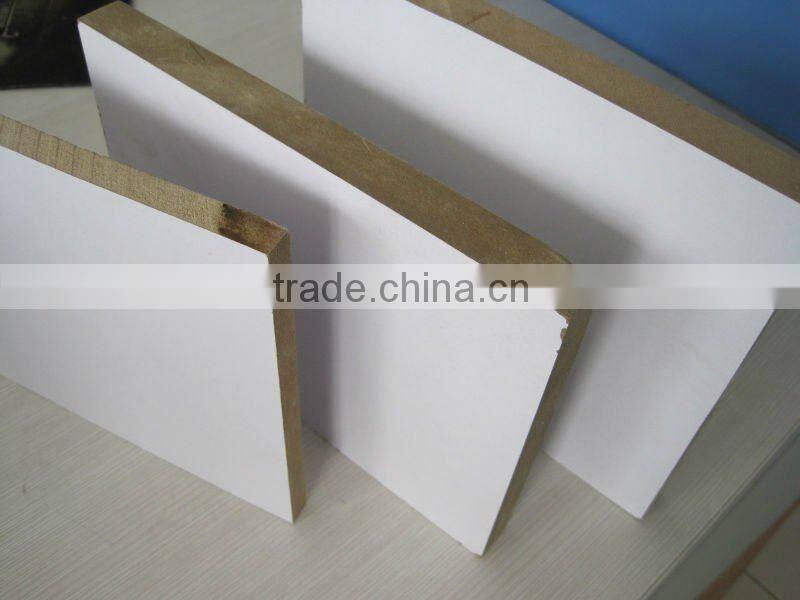 2mm white melamine MDF board,high gloss acrylic mdf boards/high gloss melamine faced mdf fiberboard