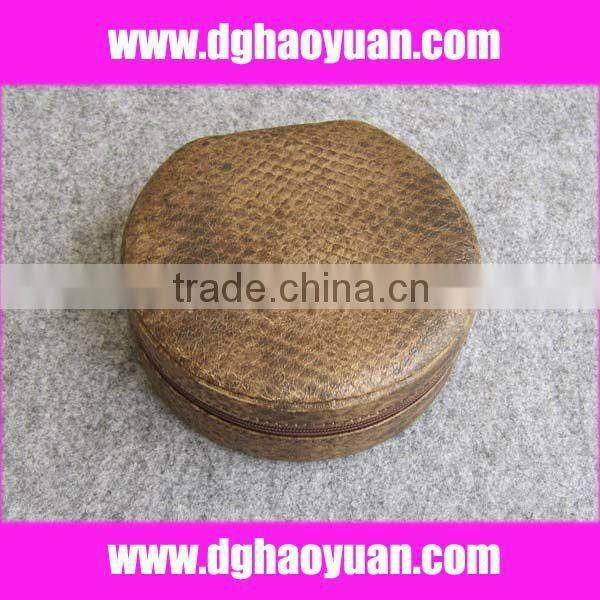 Round Jewelry case,jewelry boxes for promotion