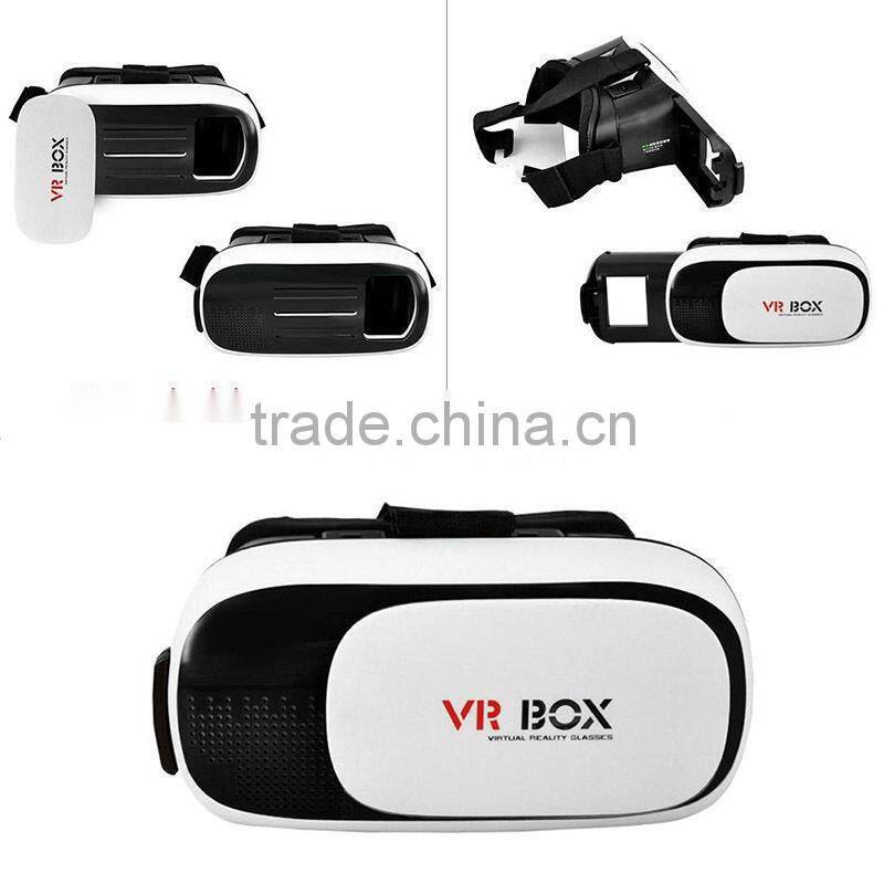 2016 New Arrive 3D VR Box Virtual Reality Glasses Cardboard Movie Game for Samsung IOS iPhone