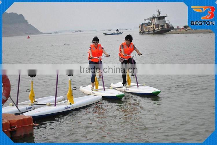 Best quality fiberglass material sea water bike bicycle pedal bike for sale