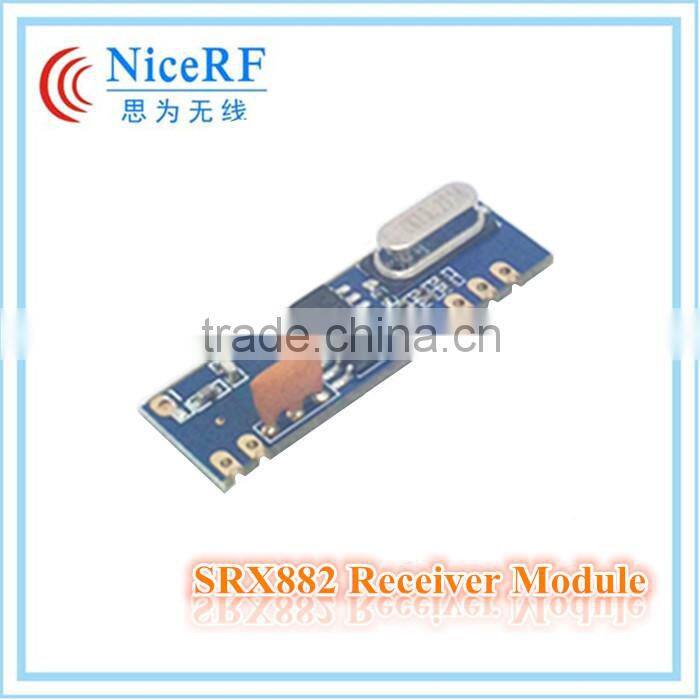 NiceRF ASK Module 433MHz Long Range 100m Wireless RF Module SRX882 433 Receiver small size rf remote control