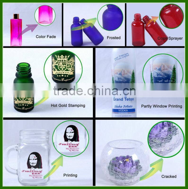 100ml hot sell dark blue essential oil glass bottle