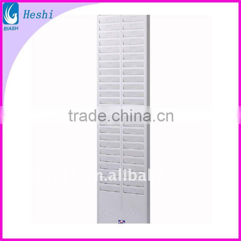20 slot plastic time recording machine clock card rack