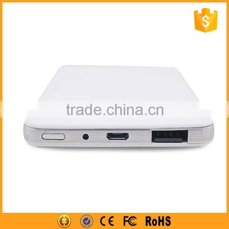 ABS Leather Card Style Slim Charger Power Bank 3000mAh for Samsung