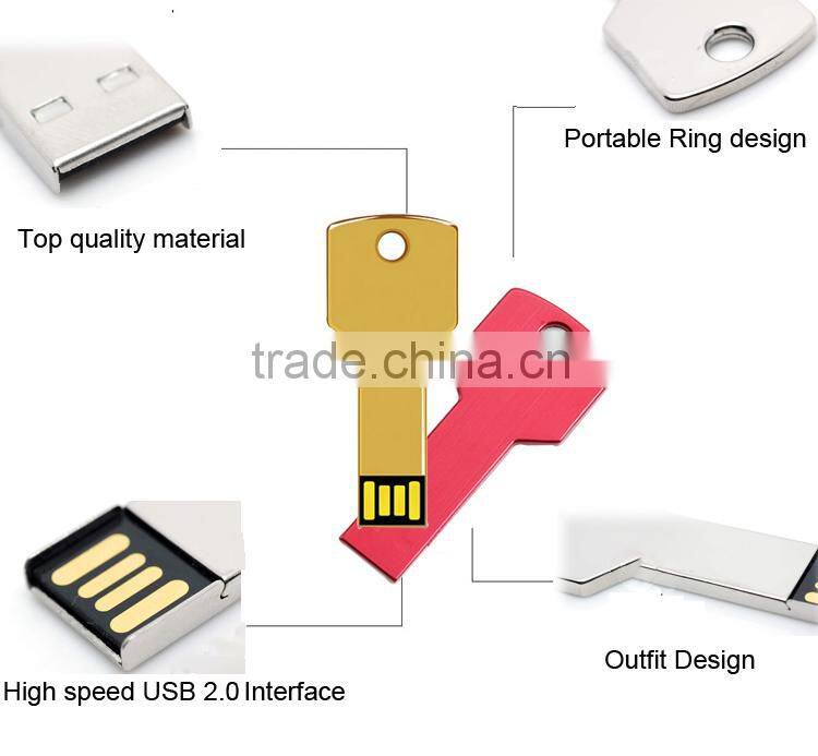 minimum order private label 8gb usb flash drive key